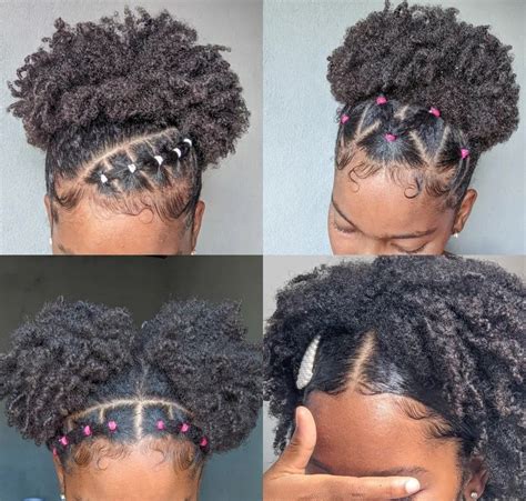 4c Natural Hairstyles Short, Quick Natural Hair Styles, Hairdos For ...