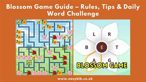Blossom Game Guide - Rules, Tips & Daily Word Challenge