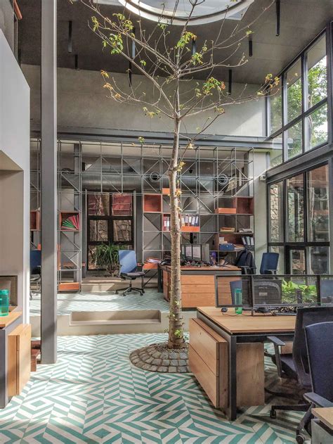 Yadu Corporation's New Delhi office appears like a tree house ...