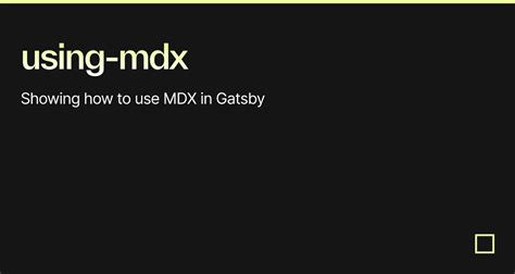 Image result for MDX Tutorial
