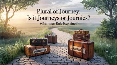 Plural of Journey: Is It Journeys or Journies? (Grammar Rule Explained)