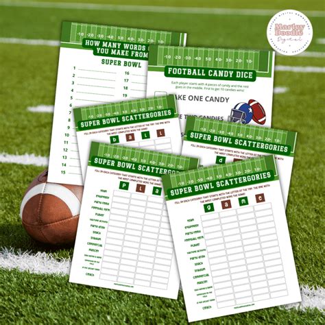 Super Bowl Family Feud Game - 46 Free Printable Questions - Marley ...