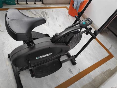 Fitkit FK300 Exercise Cycle and Cross Trainer/Dual Trainer 2 in 1 Home ...