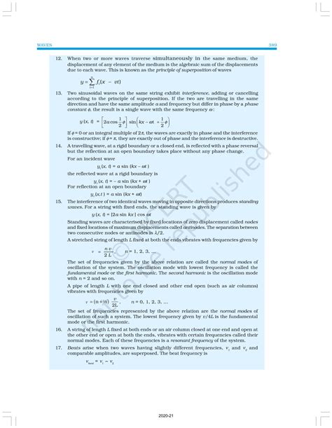 Waves - NCERT Book of Class 11 Physics Part II