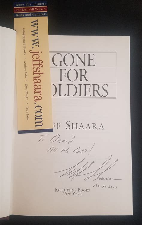 Gone for Soldiers: A Novel of the Mexican War by Shaara, Jeff: As New ...
