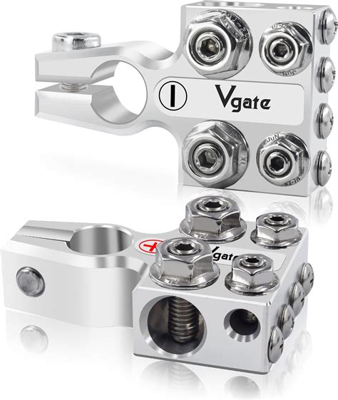 Amazon.com: 0/4/8 Gauge Battery Terminals Ultimate Positive and ...