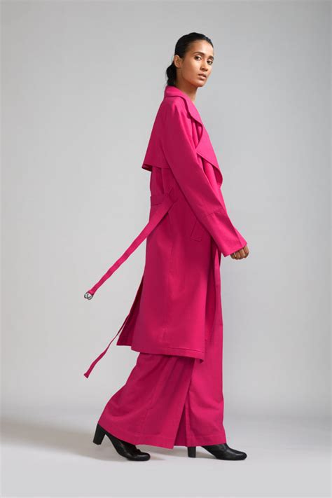 Mati - Pink Trench Jacket - Elahe