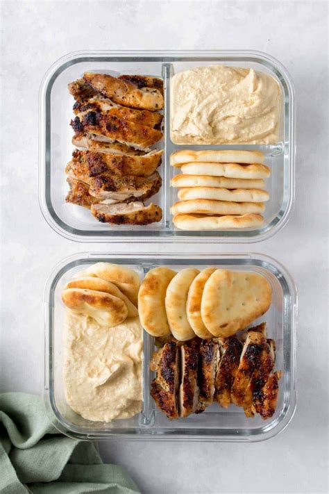 Chicken and Hummus (Meal Prep) | Recipe | Meal prep snacks, Healthy ...