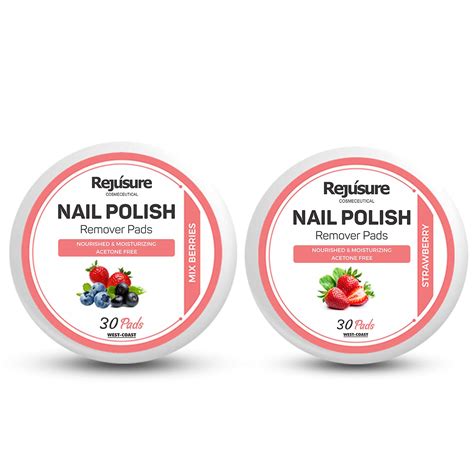 Rejusure Nail Polish Remover Pads Combo – Nourished & Moisturizing