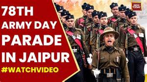 78th Army Day parade in Jaipur: Indian Army showcases indigenous might ...