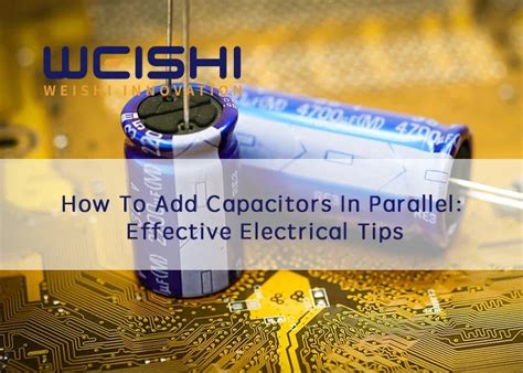 Image result for Add Capacitors in Parallel