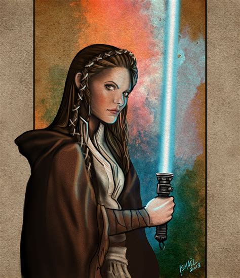 Leia jedi, Star Wars episode 7 by ismaelArt.deviantart.com on ...