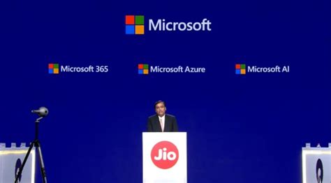 Reliance Jio And Microsoft Collaborate To Introduce Azure Cloud ...