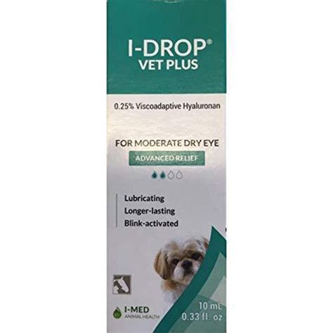 Buy I-Drop Vet PLUS Lubricating Eye Drops for Dogs 10mL Online at ...