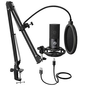 FIFINE T669 Condenser USB Microphone Kit with Adjustable Scissor Arm ...