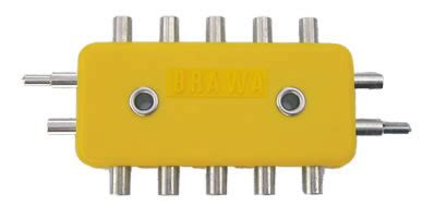Brawa 2593 - Junction Block [5-piece], 2-p