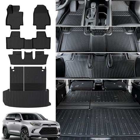 Amazon.com: JOULARISE Floor Mats Cargo Mat with Backrest Mat for 2024 ...