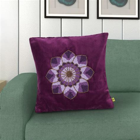 Buy Matrix Embellished Cushion Cover from Home Centre at just INR 999.0