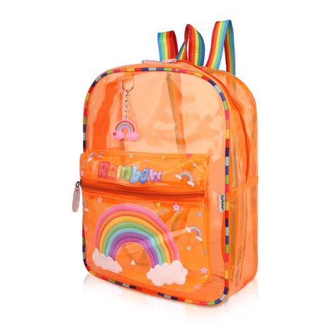 Echo Boomers Orange Jelly Backpack Stylish, Lightweight & Durable with