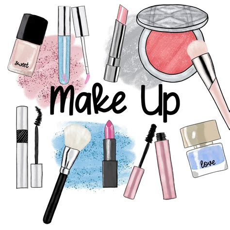 cute makeup clipart