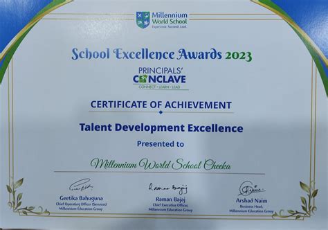 In a remarkable achievement Millennium World School Cheeka has secured ...
