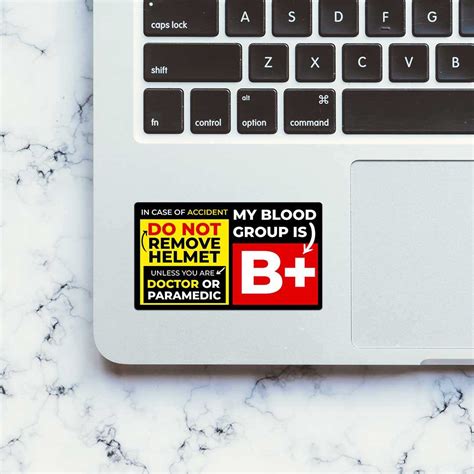 Buy B Positive Sticker Online | Premium Waterproof Vinyl | STICK IT UP