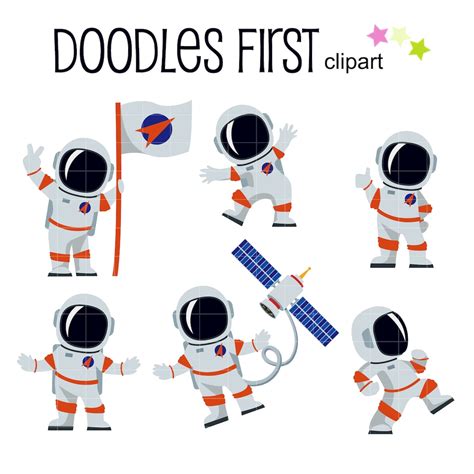 Astronaut Back Clip Art