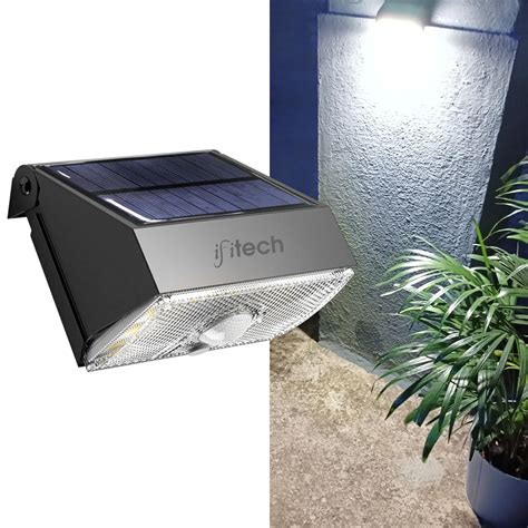 IFITech 10W Solar Lights for Outdoor Home, Solar Motion Sensor Lights ...