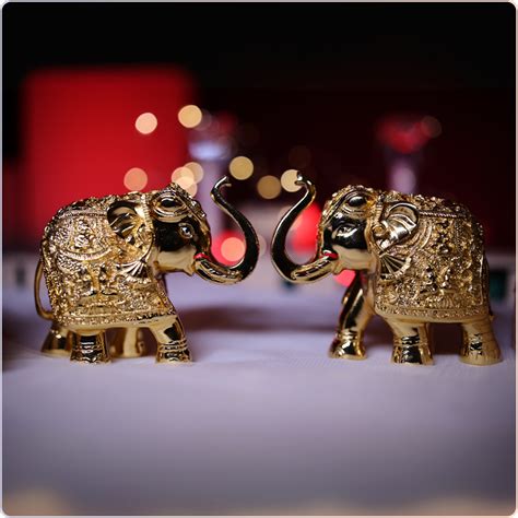 Golden Elephant Figurine – Prosperity & Success – JoyVibe