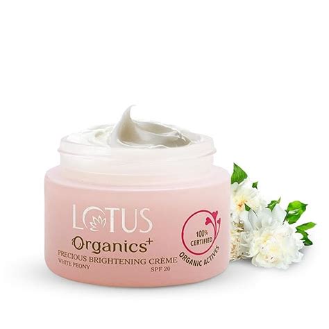 Lotus Organics+ Precious Brightening Cream | For Dark Spots, Blemishes ...