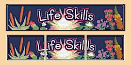 Life Skills Display Poster
