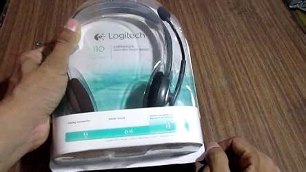 Amazon.in: Buy Logitech H110 Wired On Ear Headphones With Mic, Stereo ...