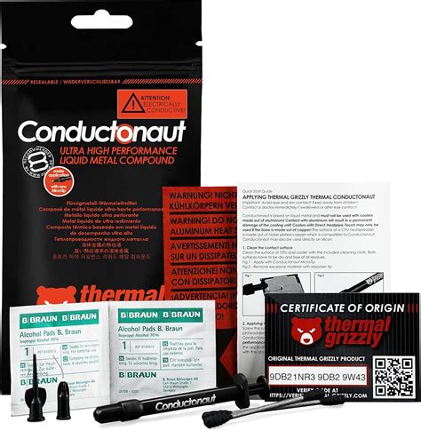 ThermalGrizzly Thermal Grizzly Liquid Metal Thermal Paste - India | Ubuy