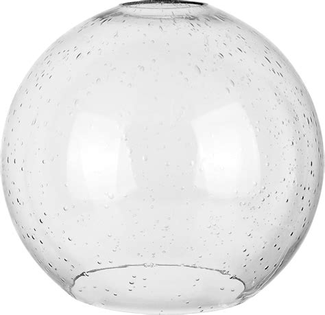 Skelang 7" Glass Light Shade, Lip-less Globe Lamp Shade with Fitter ...