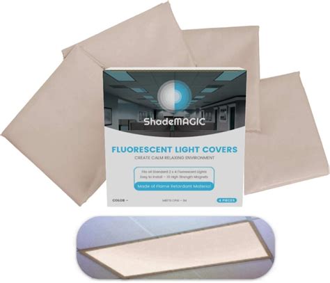 Buy ShadeMAGIC Fluorescent Light Filter Covers Mocha - Diffuser Pack ...
