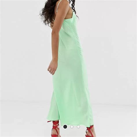 Green Maxi Dress Simple & elegant light green maxi... - Depop