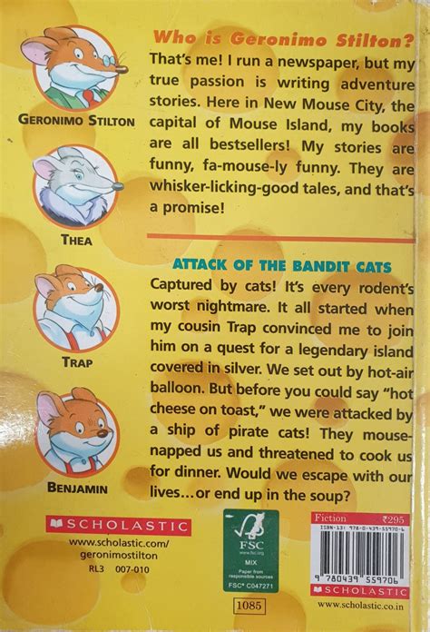Geronimo Stilton #8 Attack of the Bandit Cats