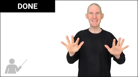All Done Sign Language