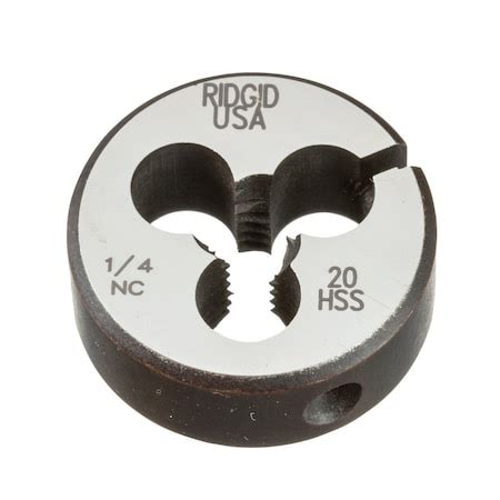 Ridgid Die, Button 1/4-20 Unc 38335 | Zoro
