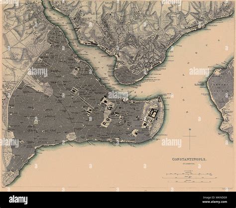 Map Of Constantinople Byzantine