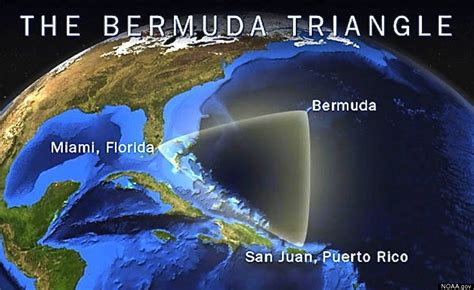 Globe Perspective: Locating The Bermuda Triangle'S Position