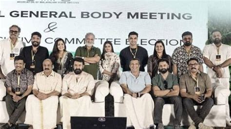 Mass resignation in AMMA; all office bearers including Mohanlal resign ...