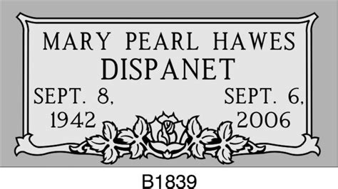 Sample Monument Designs - Gallery - Dietz