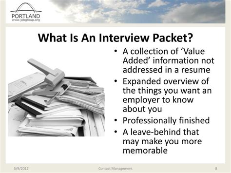 Image result for Interview Packet Sample