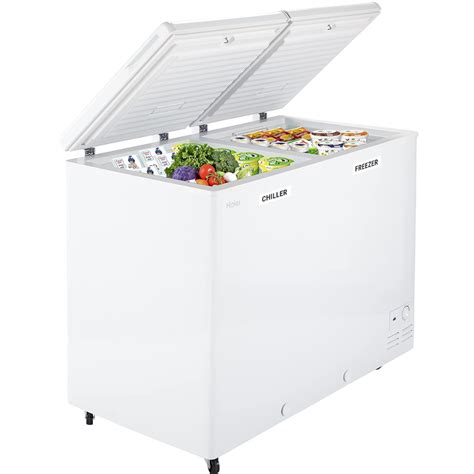 Haier HFC-385CM5, 385 Ltrs, hard top Double Door Convertible Deep Free ...