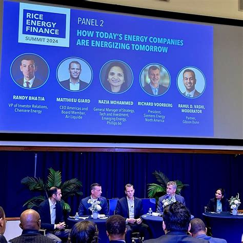 Cheniere was the principal sponsor of the 16th annual Rice Energy ...