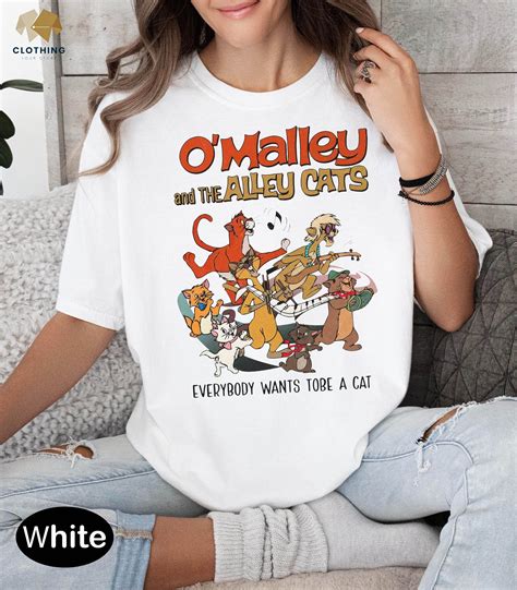Retro the Aristocats Omalley and the Alley Cats Music T-shirt, Disney ...