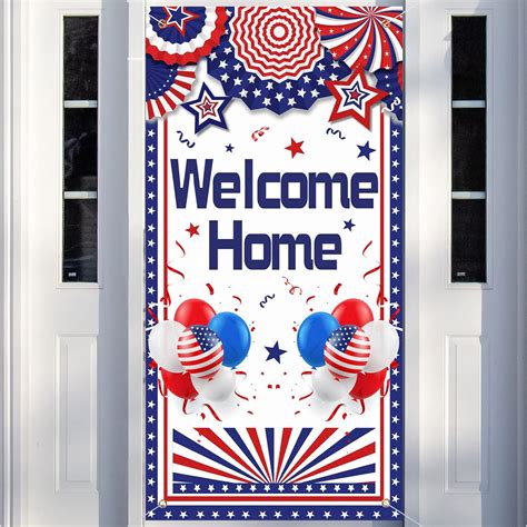 Amazon.com : Rtteri Military Welcome Home Decorations Patriotic Soldier ...