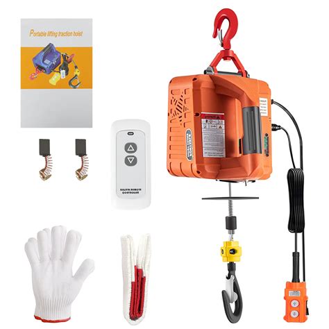 Buy 3 in 1 Electric Hoist Winch 1100lbs Portable Electric Winch, 1500W ...