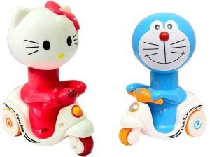 Wholesome Retails Unbreakable Press & Go Colorful Scooter Toy for Kids ...